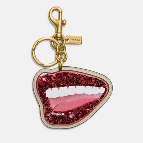 Coach: Coach X Tom Wesselmann Lips Bag Charm - Picture 1 of 4